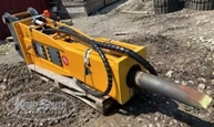 Used Indeco Hydraulic Hammer,Used Hydraulic Hammer in yard,Used Hydraulic Hammer/Breaker,Side of used Indeco